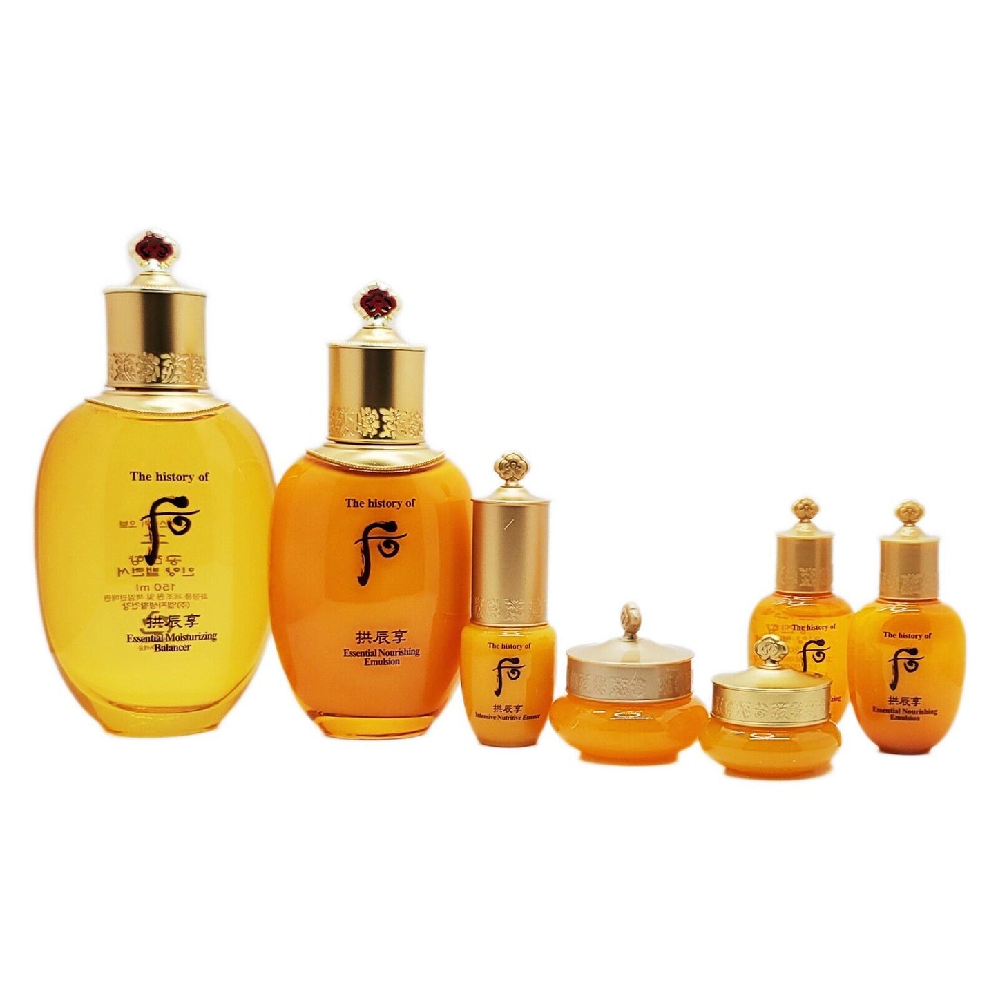 The History of Whoo Gongjinhyang Inyang Balancer+Emulsion+Sulwhasoo Ginseng 4kit