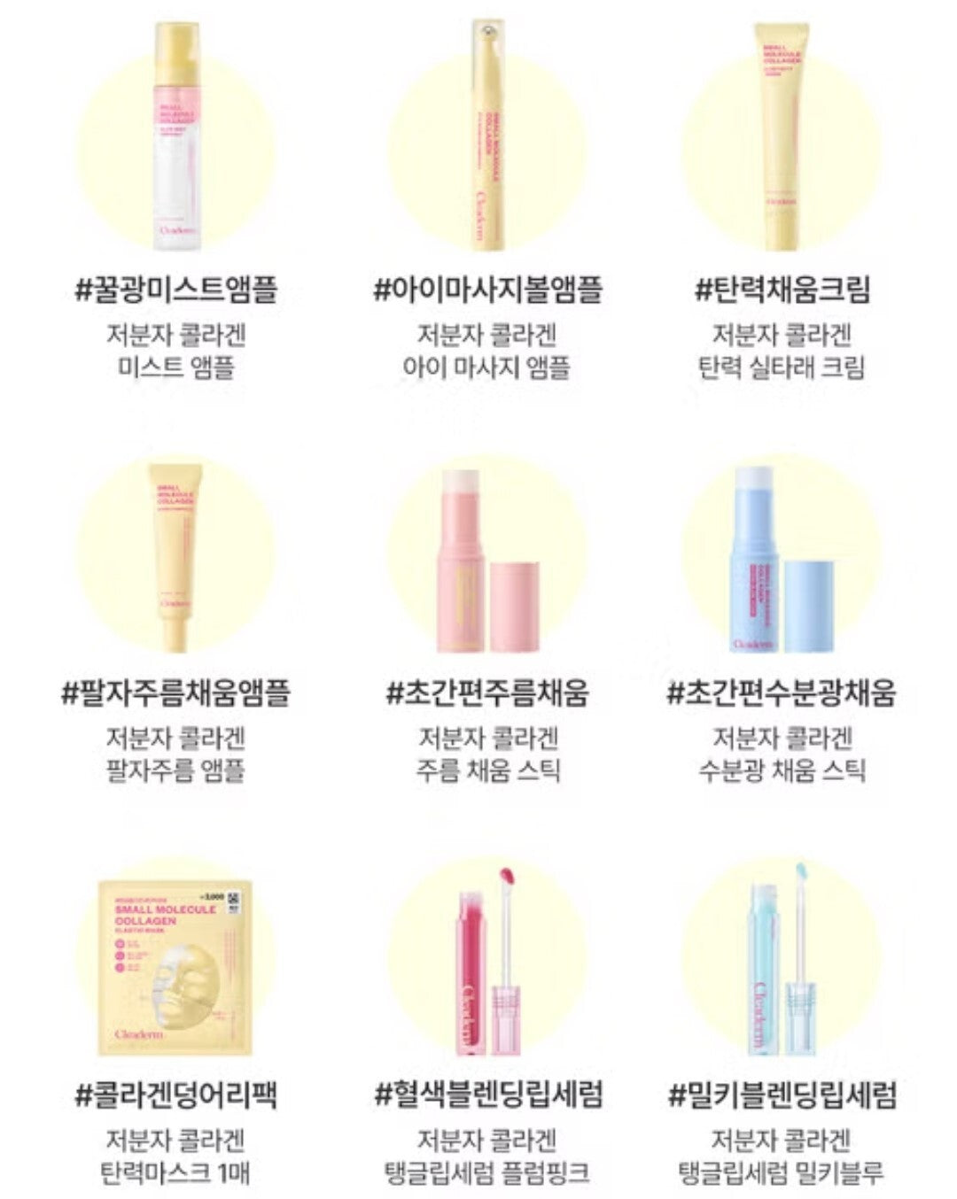 Cleaderm Low Molecular Collagen Mist Ampoule 100 ml