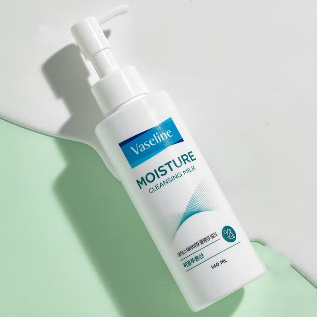 Vaseline Moisturising Cleansing Milk 140ml/PH weak acidity/Remove Makeup