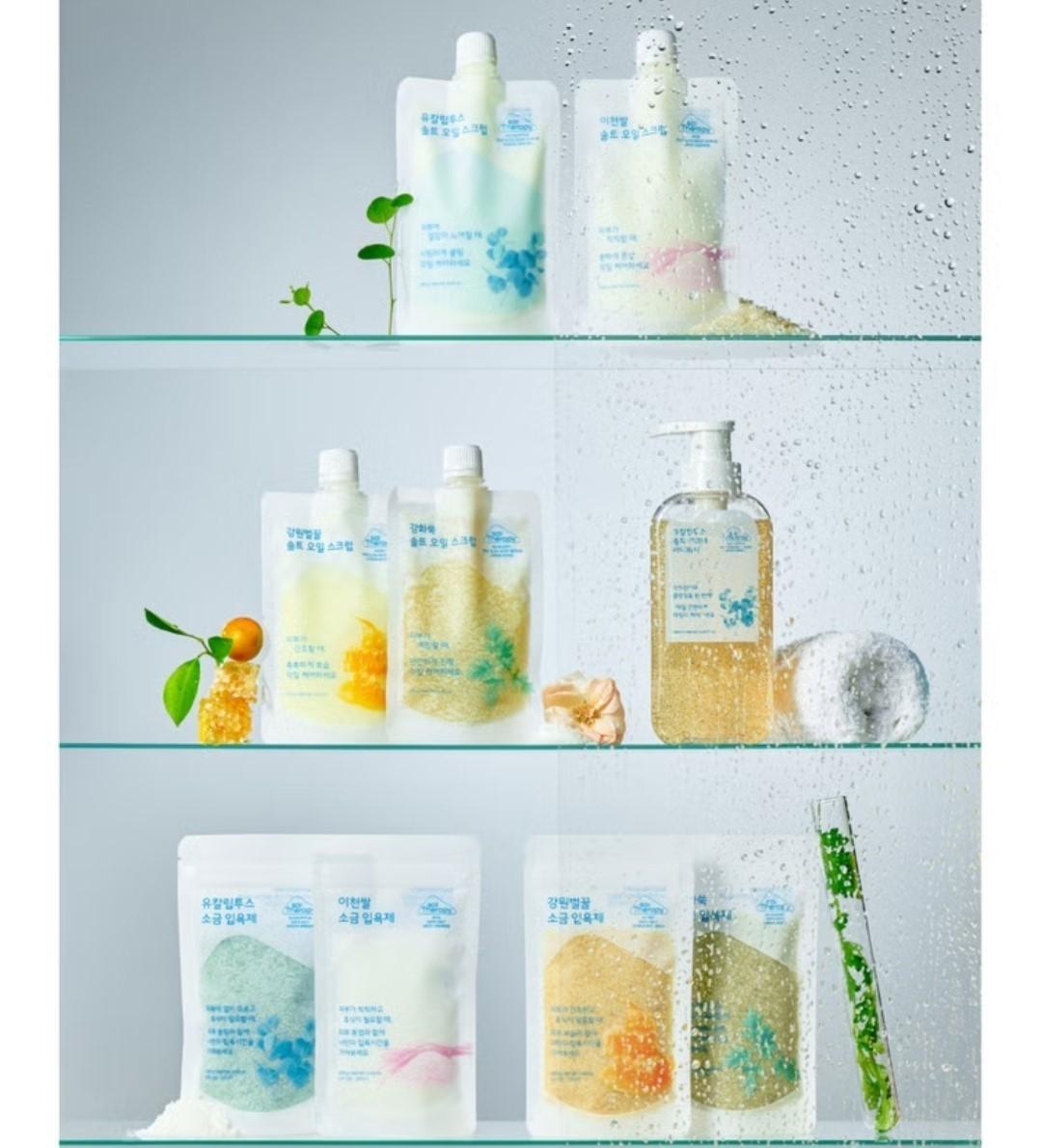 Sal Therapy Eucalyptus Salt Acne Body Wash Woody Breeze 400ml/dead skin cells/ACNE