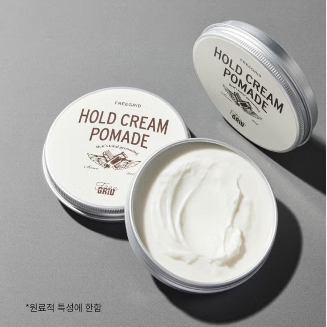Freegrid Matte and Smooth Curl Cream + Hold Pomade 50g/Men Grooming/Soft Cream