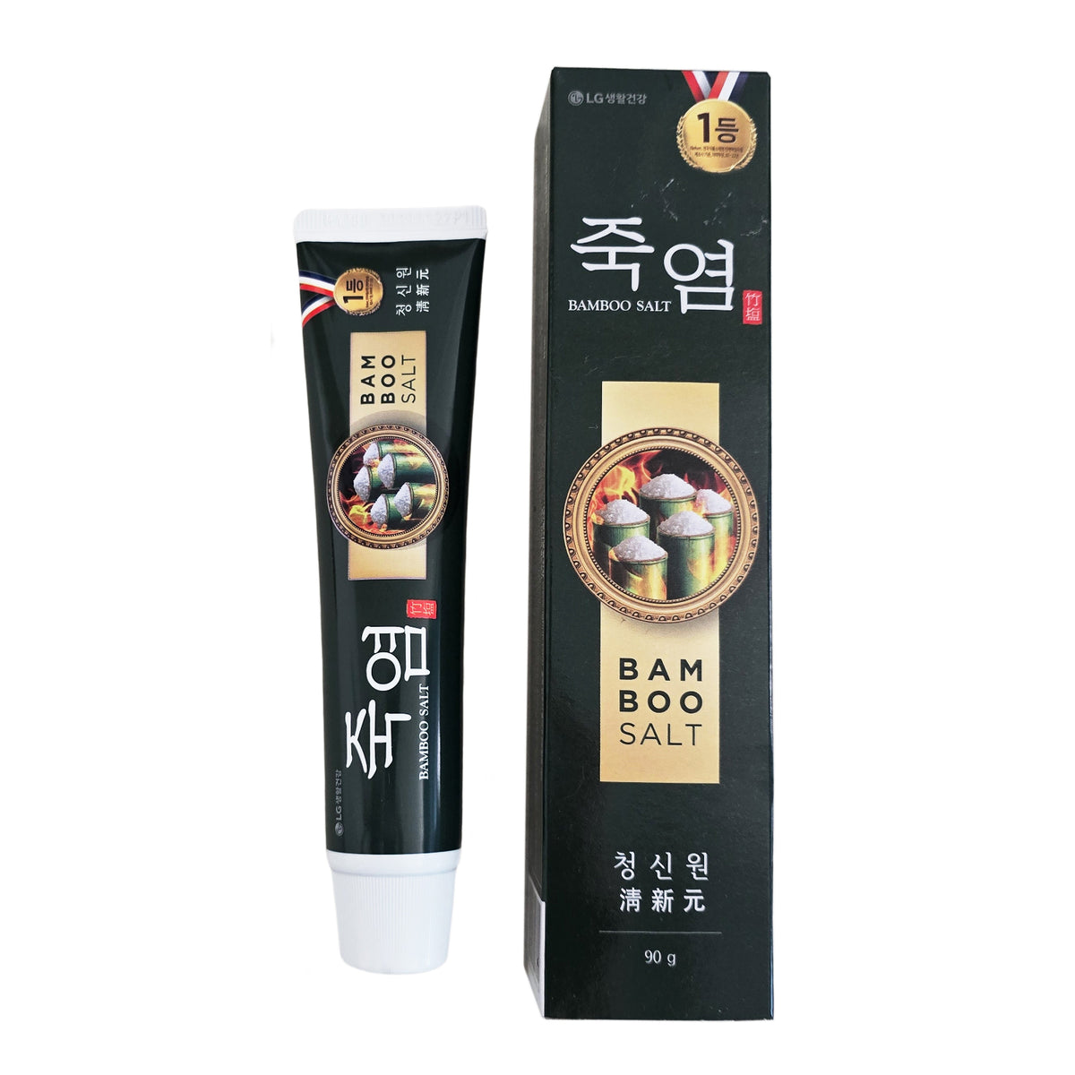 LG Healthcare Bamboo Salt Cheongsinwon Toothpaste (90 gx 3EA) Korea / Gum Care
