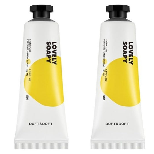 Duft & Doft Signature Perfume Hand Cream Lovely Soapy 50ml x 2ea