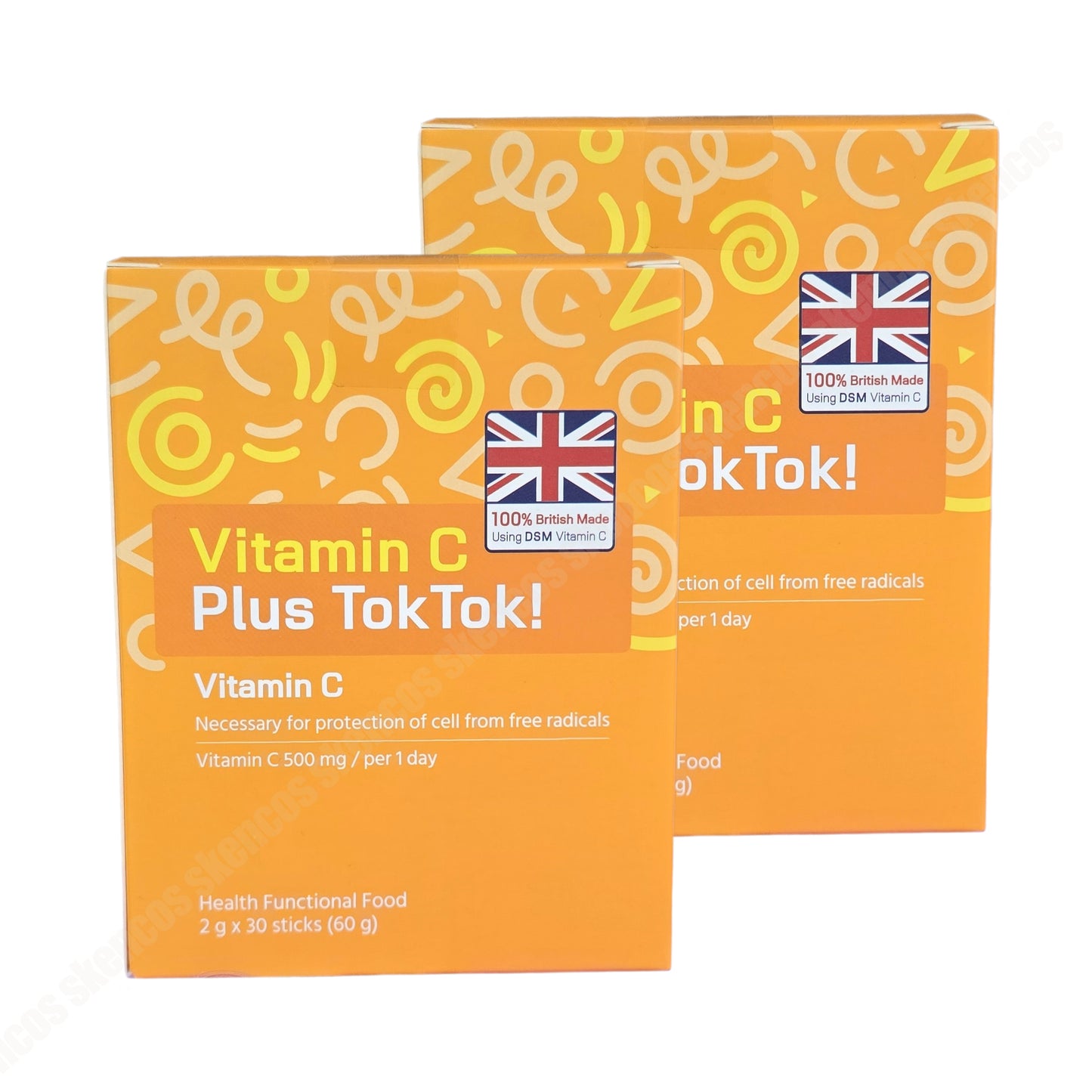 2 Pack /๐ ofMom Vitamin C Plus Tok Tok! (30-Day Supply) x 2 Box