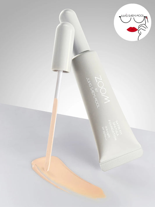 ZOOM BY JUNG SAEM MOOL Satin Fit Spatula Foundation (25ml) UV/19-21-23 Thin & Fit