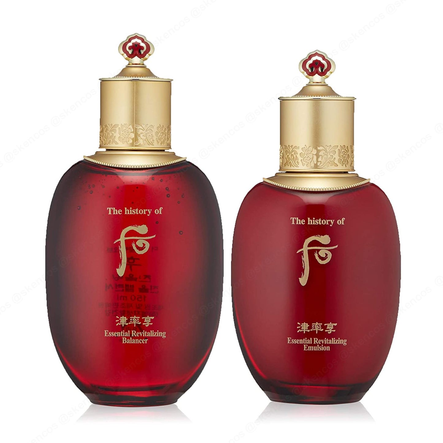 ザ・ヒストリー・オブ・フー ジンユルヒャン エッセンシャルバランサー 150ml&インテンシブアイクリーム50EA