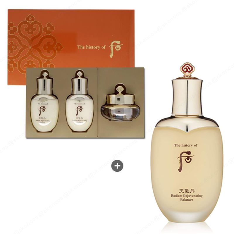The History of Whoo Cheongidan Radiant Balancer 150ml & Intensive Eye Cream 50EA