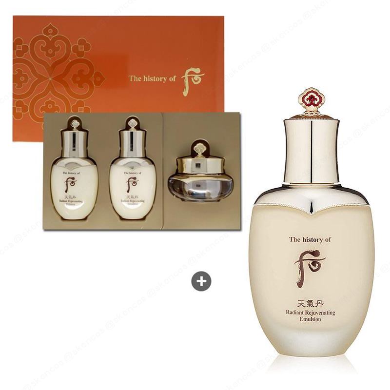 The History of Whoo Cheongidan Radiant Emulsion 110ml & Intensive Eye Cream 50EA