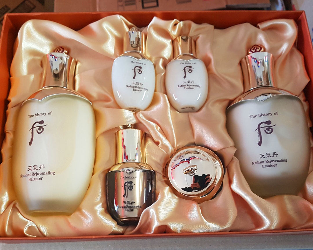 后 天气丹焕颜活肤套装/花铉2件套+旅行套装
