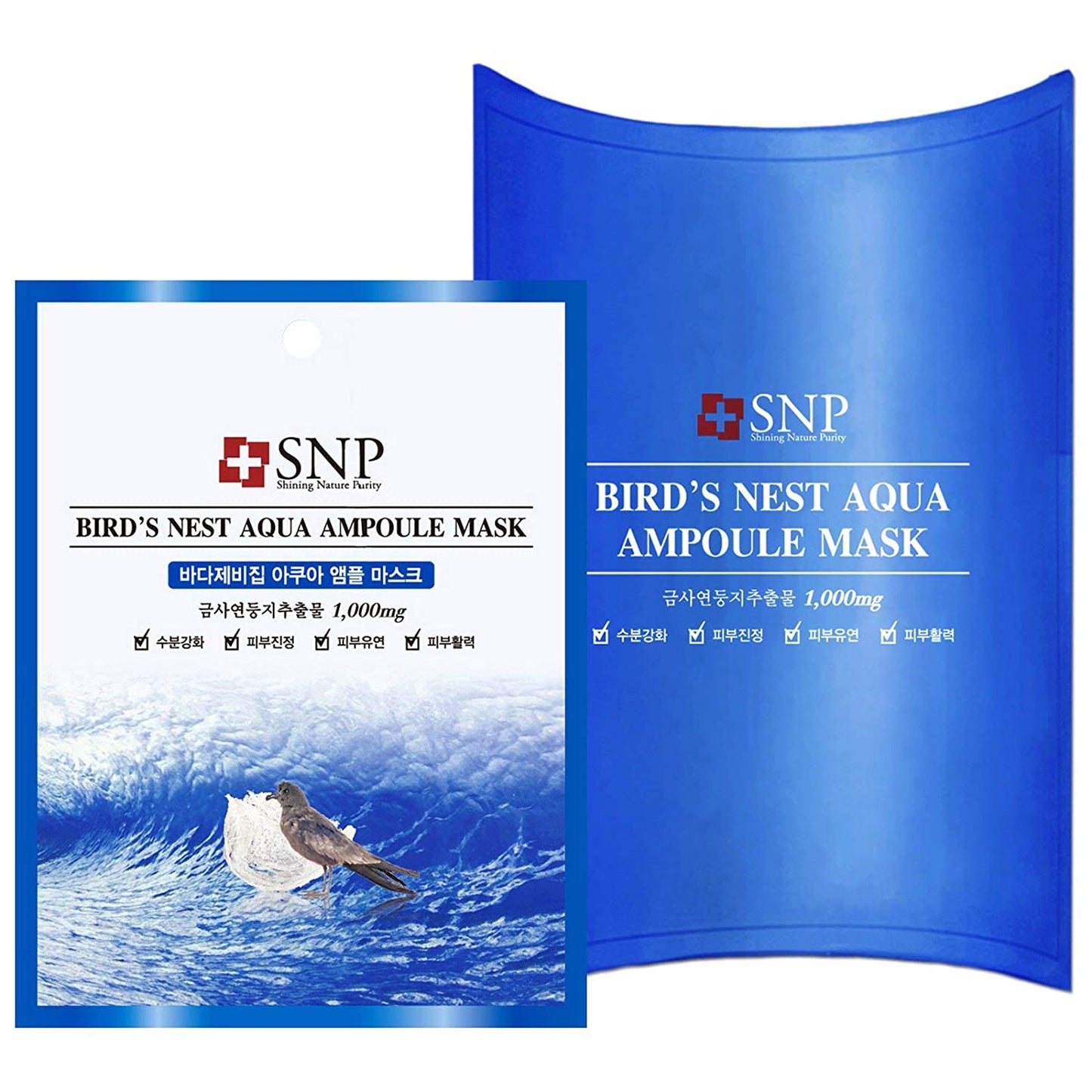 SNP Bird's Nest Aqua Ampoule Sheet Mask (10 Sheets)