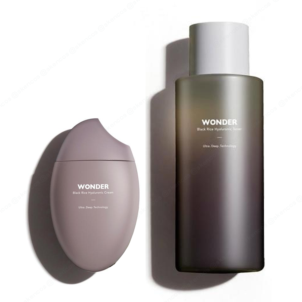 haruharu WONDER Black Rice Hyaluronic Toner 300 ml+Cream 50 ml/Vegan