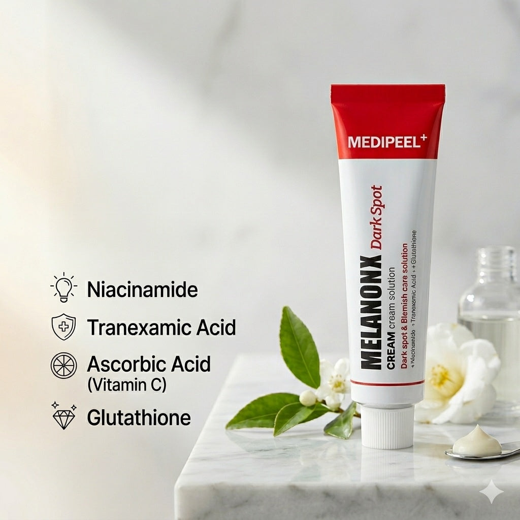 ✨ How to Fade Dark Spots for Good: MEDIPEEL+ Melanon X Cream