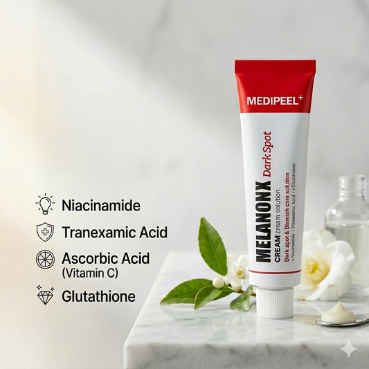 ✨ How to Fade Dark Spots for Good: MEDIPEEL+ Melanon X Cream