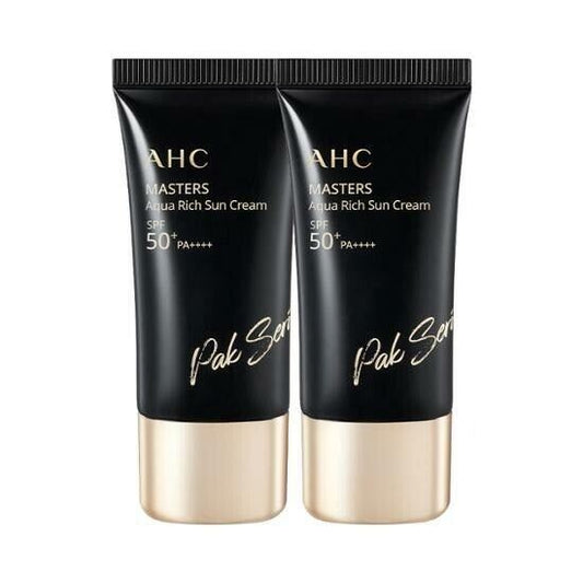 [1+1] AHC Masters Aqua Rich Sun Cream 30ml/SPF50+/Long Lasting/UV/Soothing