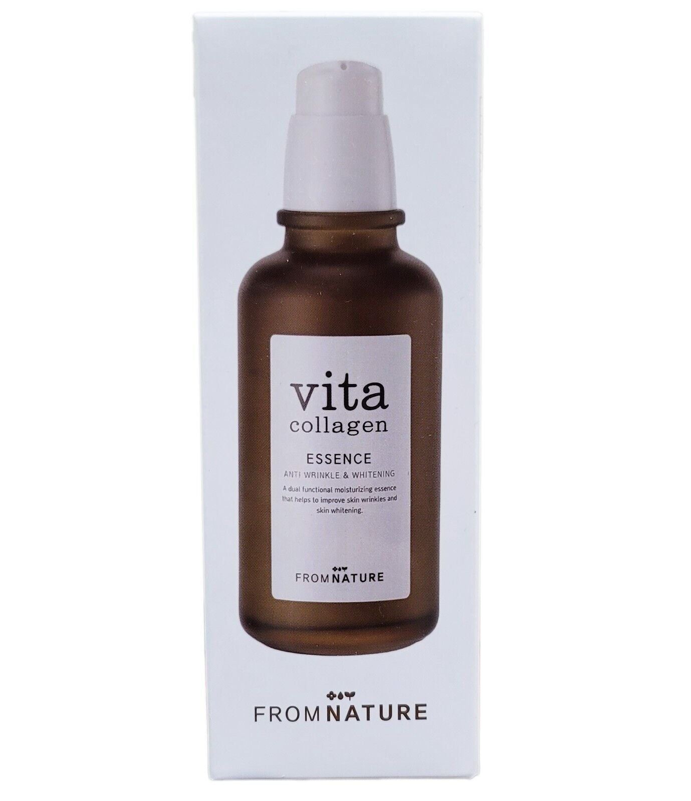 FROM NATURE Vita Collagen Essence 120ml/Wrinkles/Brightening/Gel-type/Big Size
