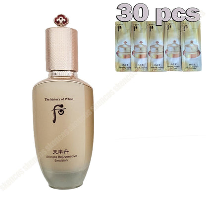 The History of Whoo Cheonyuldan Hwayul Rejuvenating Emulsion+Eye Cream 30EA