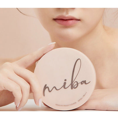 MIBA Nano Fit Proof Cushion/Extreme Thin Cover Layer+3puff/0.7oz/Korea Celibrity