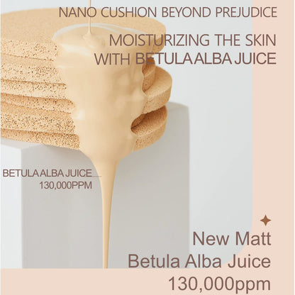 MIBA Nano Fit Proof Cushion/Extreme Thin Cover Layer+3puff/0.7oz/Korea Celibrity