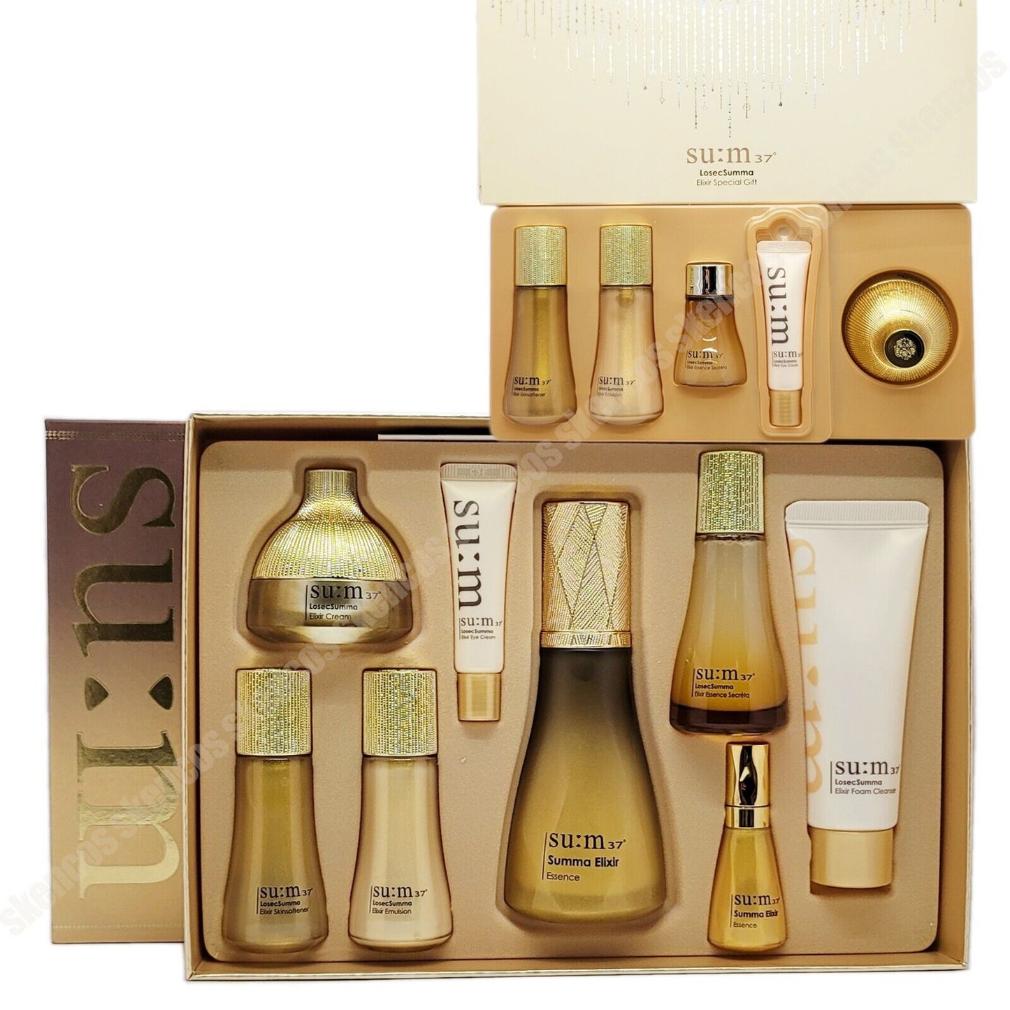 Sum 37 Losec Summa Elixir 8 Miracle Power Essence 60ml Set+5 Travel Kits Gift