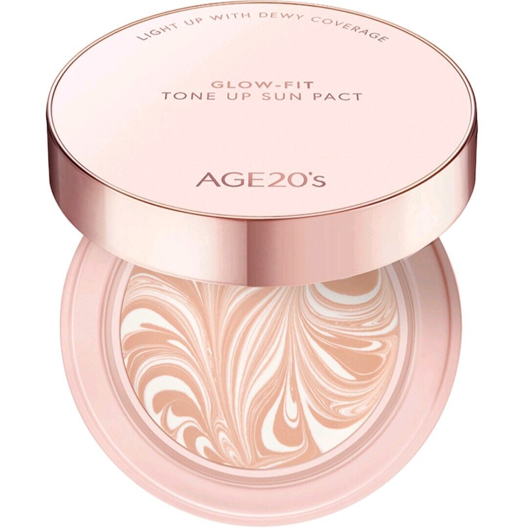 Age 20s Glow-Fit Tone Up Sun Pact SPF50+PA++++ 12.5g/LIGHT UP/DEWY/NATURAL COVER