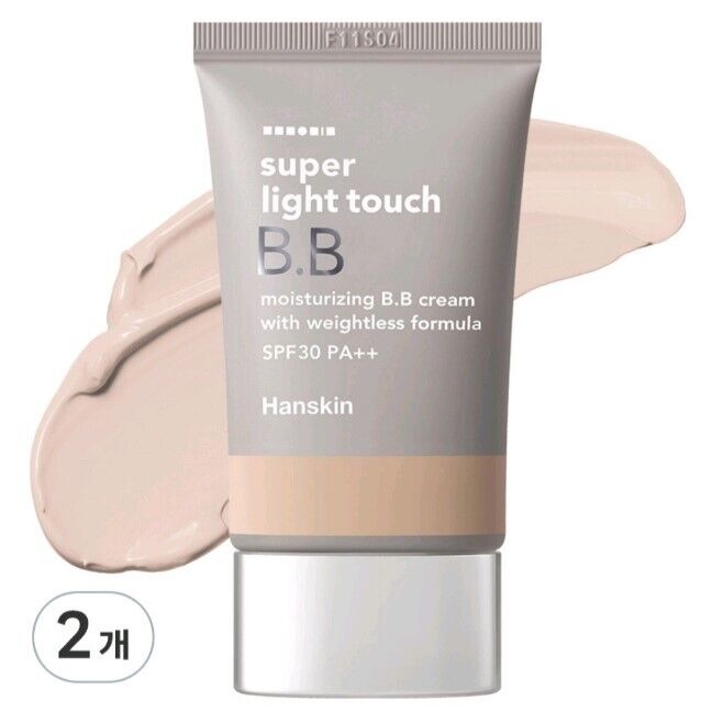 2EA / Hanskin Super Light Touch BB Cream SPF30, 30g /2.1oz/Moisturizing/Neutral