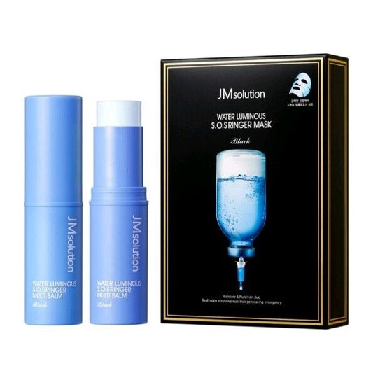 JM SOLUTION Water Luminous S.O.S Ringer Multi Balm+Sheet Mask 10ct