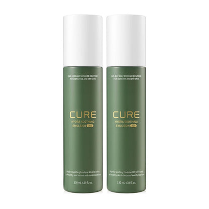 Cure Hydra 365 Soothing Toner+Emulsion /Aloe/Vegan/Brightening/Wrinkle/Centella