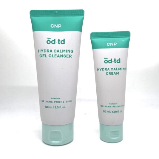 CNP bye od-td Hydra Calming Cream 50ml/1.69fl.oz.+Gel Cleanser 100ml/3.3 fl.oz.