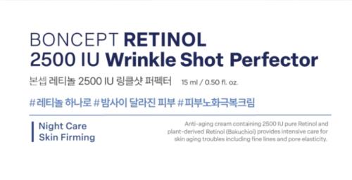 3EA/BONCEPT RETINOL Wrinkle Shot Perfection 15ml/Anti-Aging/Falten/Lifting