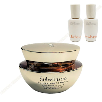 Sulwhasoo Concentrated Ginseng Renewing Eye Cream EX 20ml +Serum 2EA/1oz/Firming