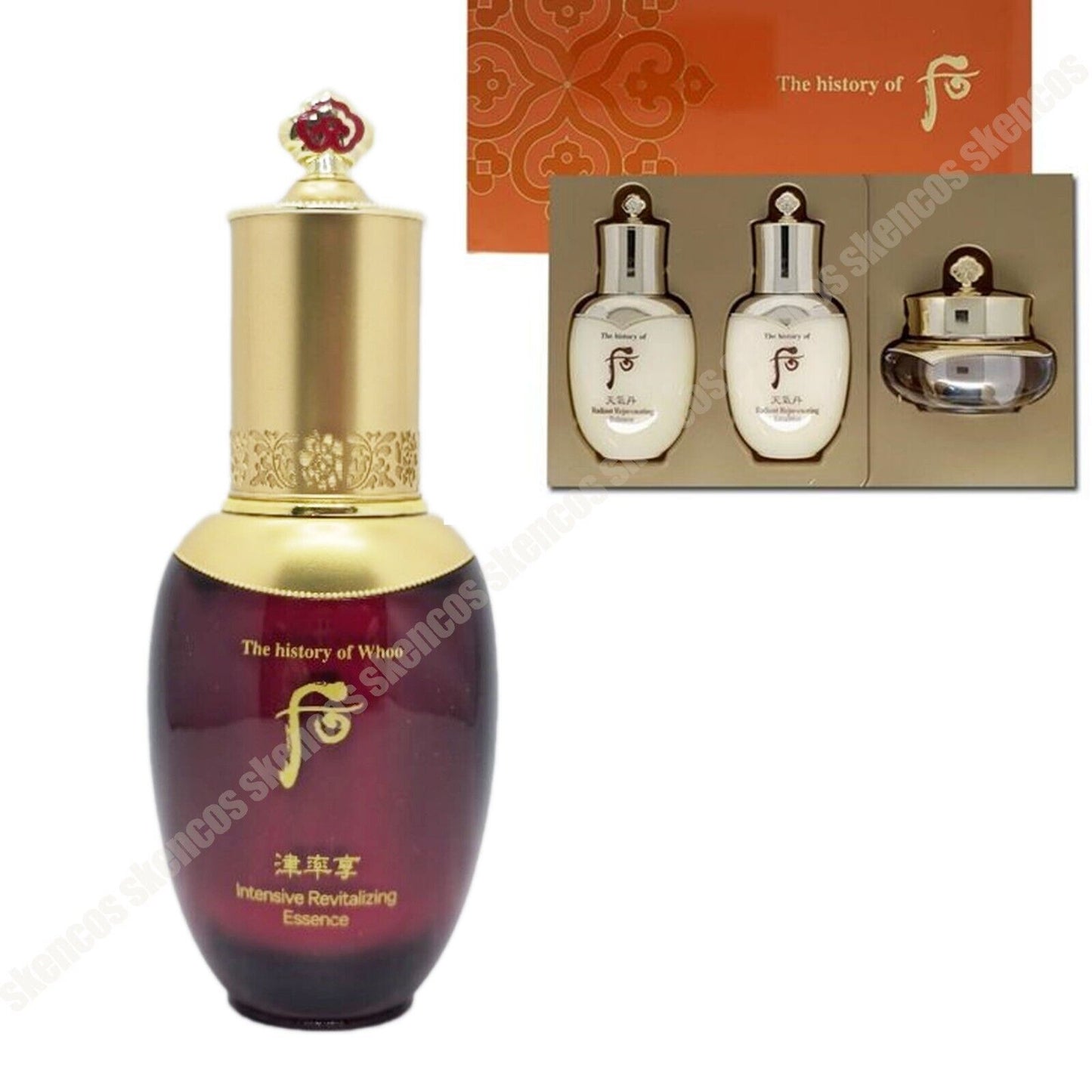 The History of Whoo Jinyulhyang Intensive Revitalizing Essence+3 Travel Kits