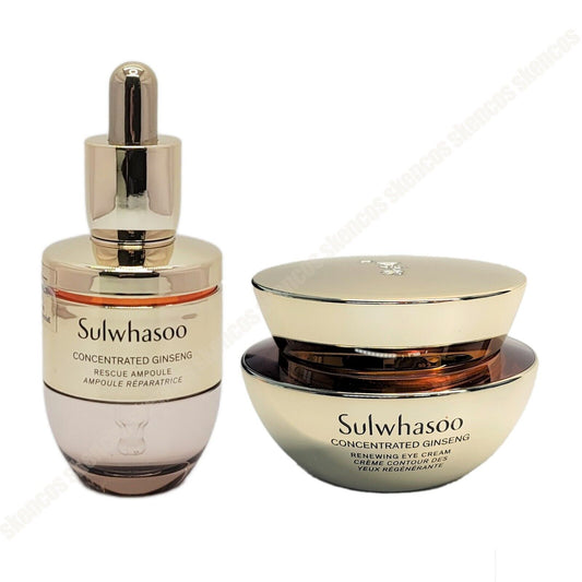 Sulwhasoo Concentrated Ginseng Renewing Eye Cream EX 20ml+Rescue Ampoule 20g