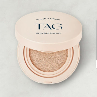 1+1/TAG Dewy Skin Cushion/01Pale Light/02Nude Light/SPF50+/Long Lasting/Korea