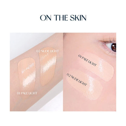 1+1/TAG Dewy Skin Cushion/01Pale Light/02Nude Light/SPF50+/Long Lasting/Korea