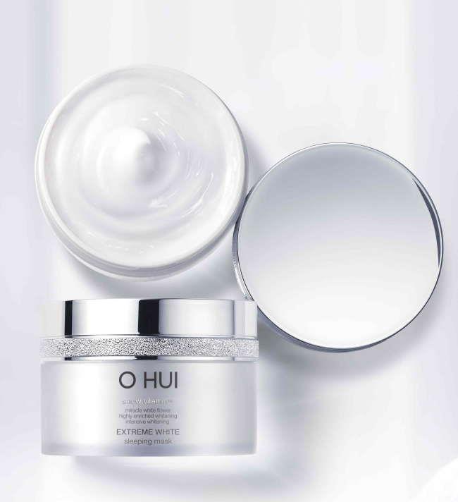 OHUI Extream White Sleeping Mask 3.3 oz Set/Dark spots/Glow/Anti-aging/Vitamin