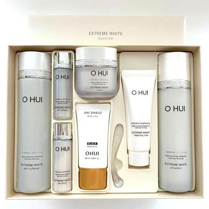 OHUI Exreme White Set/Skin/Emulsion/Cream+Suncream+Kits/Brightening