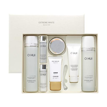 OHUI Exreme White Set/Skin/Emulsion/Cream+Suncream+Kits/Brightening