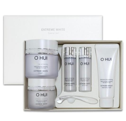 OHUI Extreme White Cream Set 50+20ml+Cleansing Foam+Kits/Brightening/Dark Spots