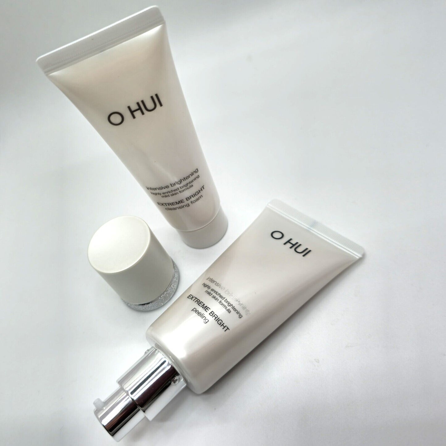 OHUI Extreme White Emulsion 130ml+Peeling 60ml/Brightening/Dark spots/Skin Tone