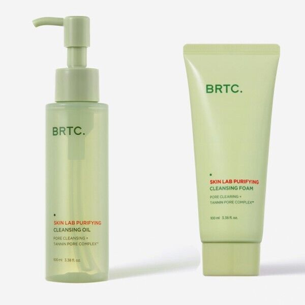 BRTC Skin Lab Purifying Cleansing Oil 100ml + Foam 100ml/Deep Cleansing/Mild