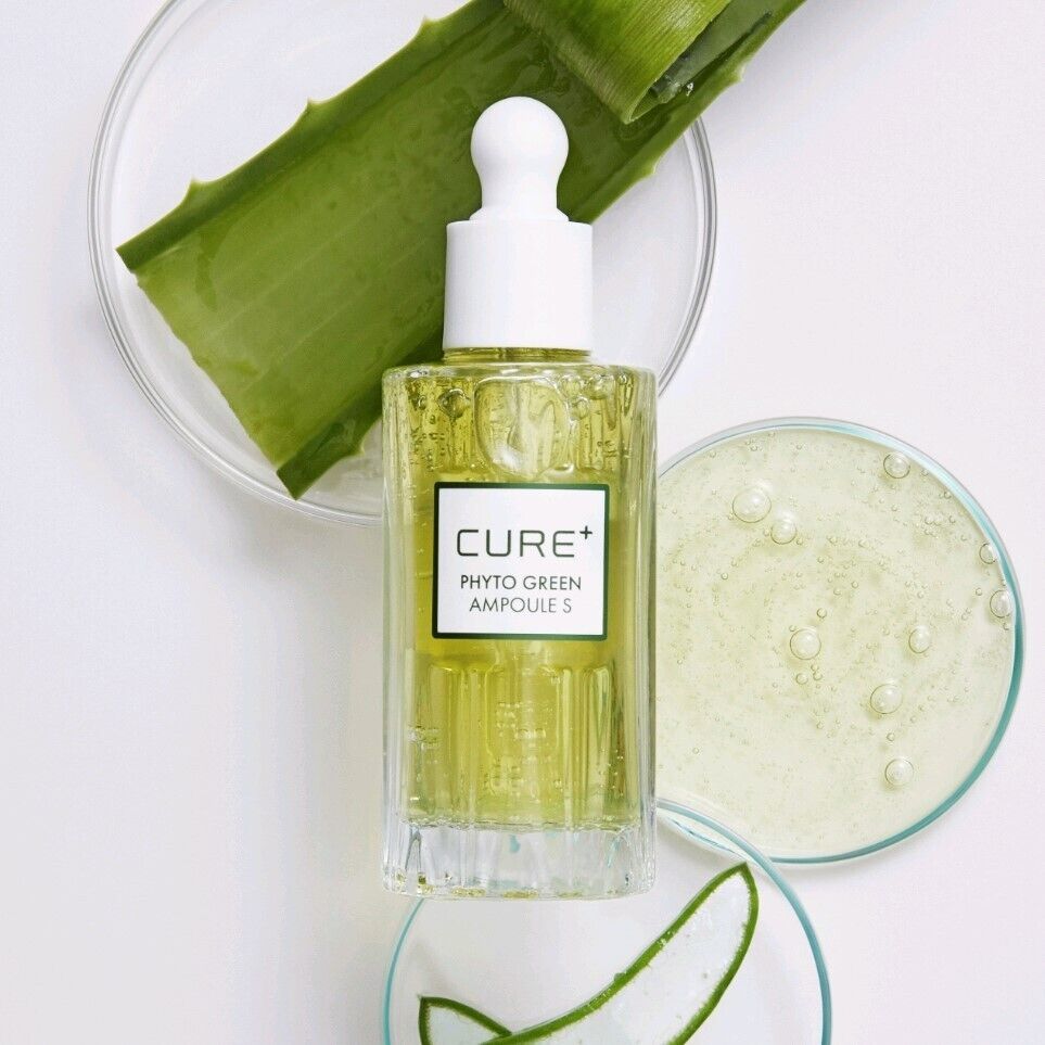 Cure+Phyto Green Ampoule S 50ml/1.69 oz/Kim Jungmoon Aloe/Firming/Wrinkle/Korea