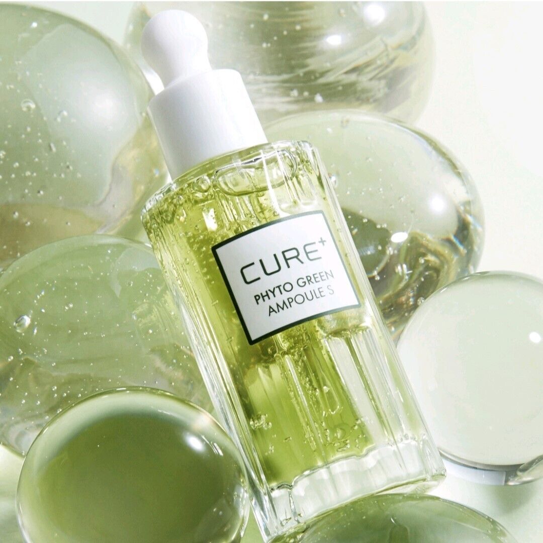 Cure+Phyto Green Ampoule S 50ml/1.69 oz/Kim Jungmoon Aloe/Firming/Wrinkle/Korea