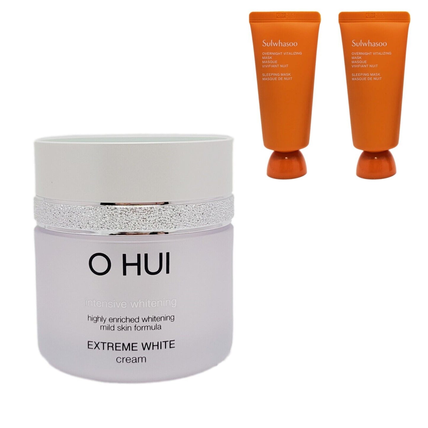 OHUI Extreme White Cream50ml/Dark Spots+Sulwhasoo Overnight Masks 2EA/70ml