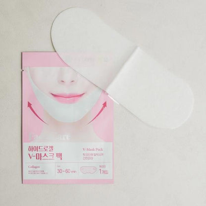 10 Sheets/Pack Mein Hydrogel V-Mask Pack/Jawline Care