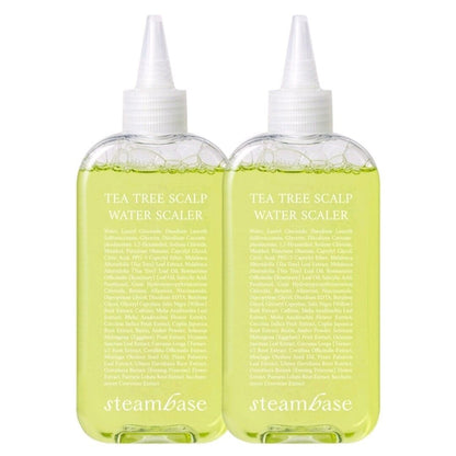 Steambase Tea Tree Scalp Water Scaler 250ml x 2EA/16.9oz/Top Odor/Hair Loss/Calm