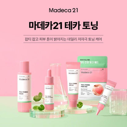 Madeca 21 TECA Tonning Toner 150ml/Centella/Rose Water/Blemishes/Sensitive Skin