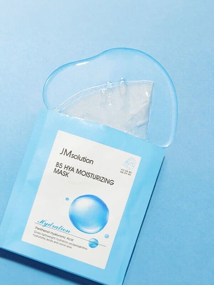 JM solution B5 HYA Moisturizing Mask 10 sheets/Hyaluronic acid/10 Free/Dry Skin