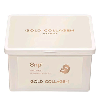 SNP Gold Collagen Daily Mask 30 Sheets/Wrinkle/Anti-Aging/Moisture/Pulling Out