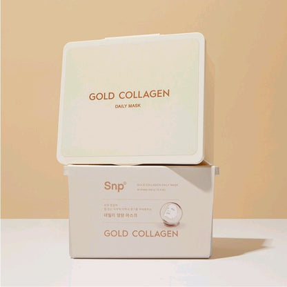 SNP Gold Collagen Daily Mask 30 Sheets/Wrinkle/Anti-Aging/Moisture/Pulling Out