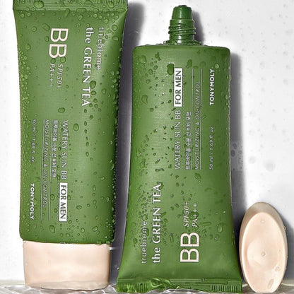 TONYMOLY truebiome the GREEN TEA WATERY SUN BB for MEN/Natural/Pore/Oily skin